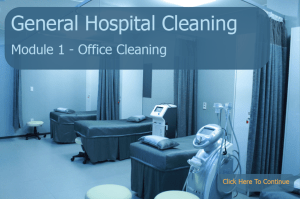 Title Slide - Hospital Cleaning Module