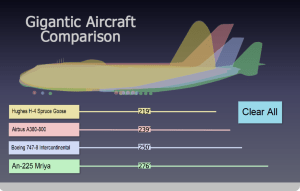 Interactive Airline Graphic